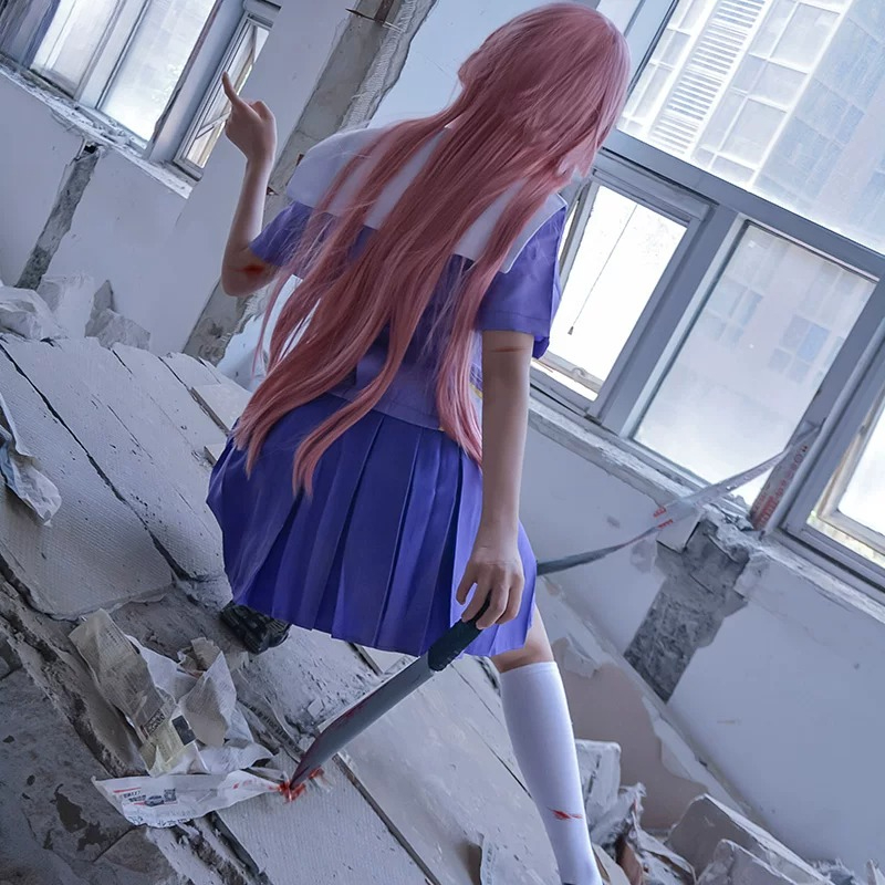 Yuno Gasai Future Diary Cospla - огляд і ціна Bow Tie Pre Tied
