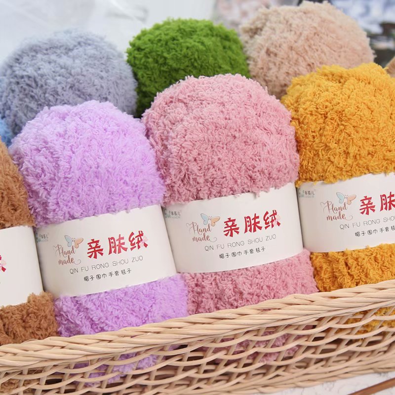 Chenille Plush Chunky Yarn for - огляд і ціна Woven Scarf Blanket
