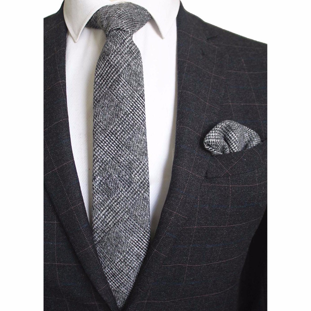 Ricnais 8cm Wool Necktie Solid - огляд і ціна Handkerchief Cotton Men