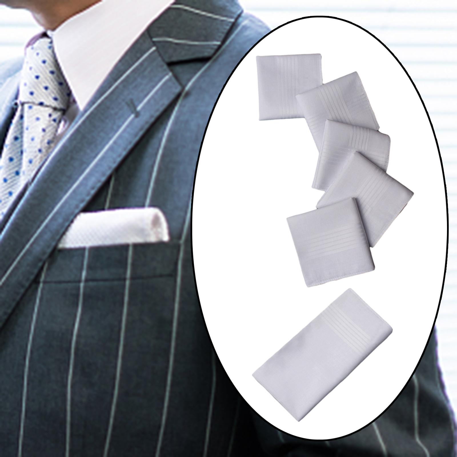6x Mens Handkerchief Hankies G - огляд і ціна Handkerchief Cotton Men