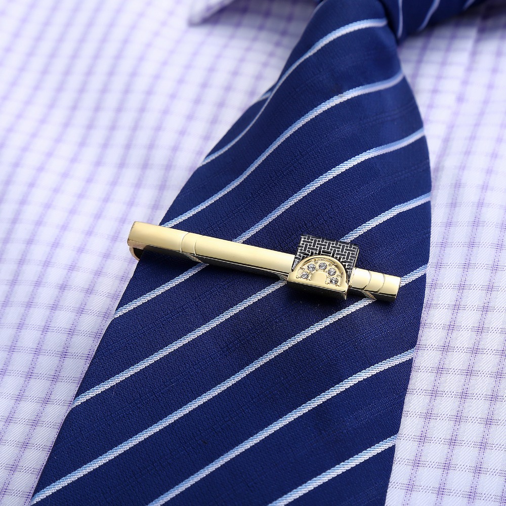 Gold Tone Cufflinks Tie Bar Se - огляд і ціна Tie Bar Set Gift