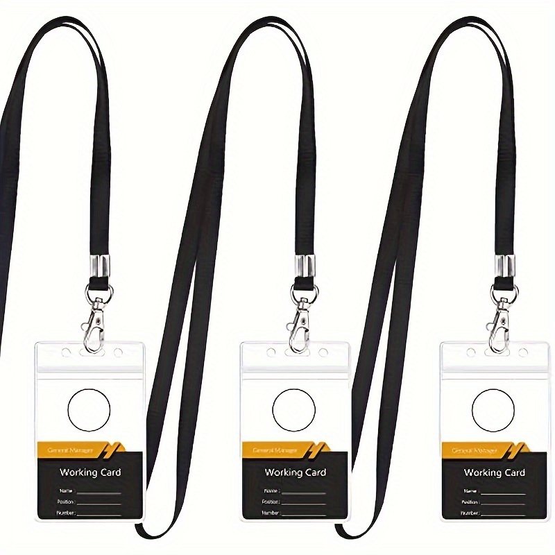 transparent waterproof name ba - огляд і ціна Lanyard Badge Holder